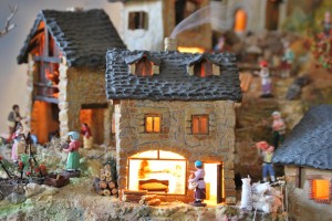 Image of Nativity scenes Mountain Life inspired by  a village in The Pyrenees