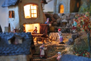 Image of Nativity scenes Mountain Life inspired by  a village in The Pyrenees