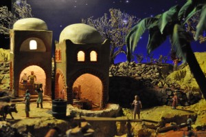 Image of Nativity scenes inspired by the world renowned city of Petra