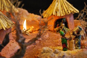 Image of Nativity scenes inspired by the African savannah