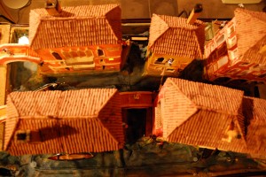 Image of Nativity scenes n which the figures take life amid the canals of the City of Venice