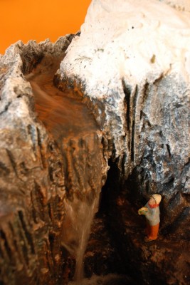 Imatge pessebre Terra, gel i foc inspirat en l'illa d'Islàndia