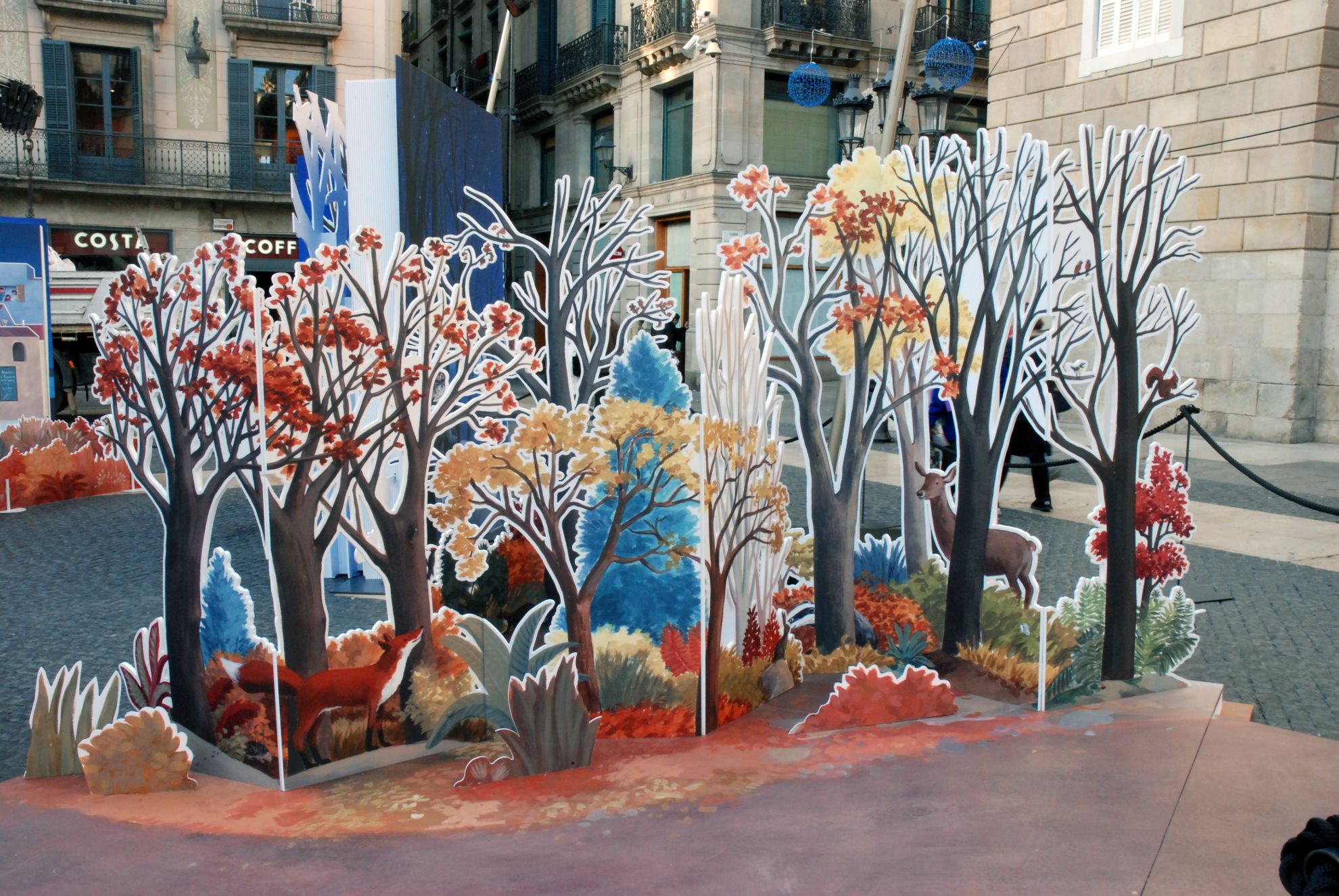 Pessebre Plaça Sant Jaume Nadal 2015